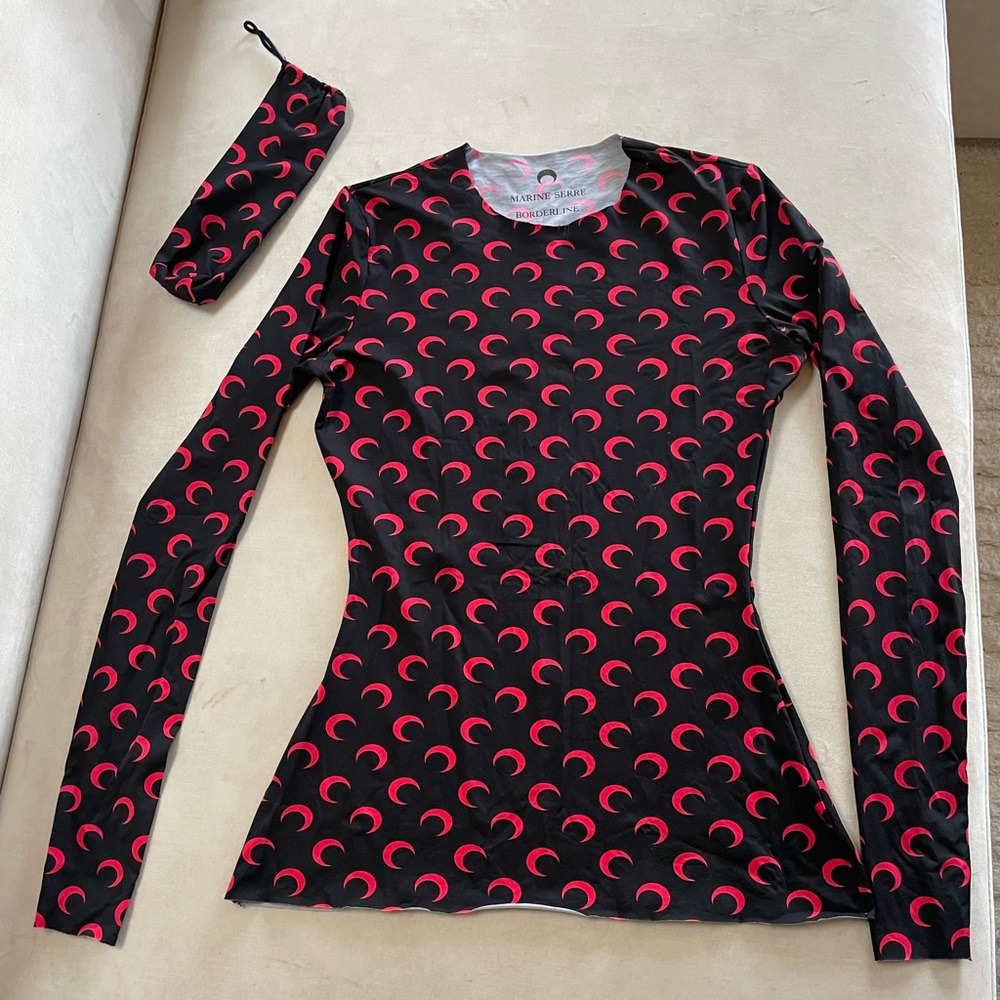 Marine Serre Moon Long Sleeve Top